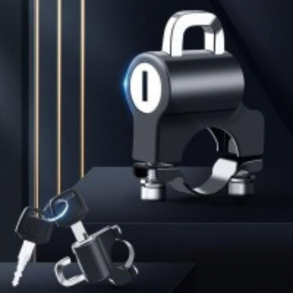  Motorcycle helmet lock