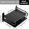 Wall Mounted Router Stand - Black