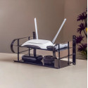 Wall Mounted Router Stand - Black