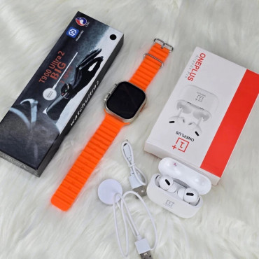 T900 Ultra 2 & One Plus Air Pods Pro Combo