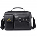 MEN & WOMEN KOREAN FASHION SHOULDER BAG (BLACK  ) ( ORIGINAL )