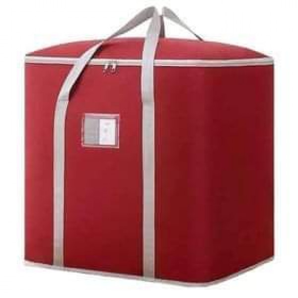 3 XL SIZE LARGE CAPACITY TRAVEL  & STORAGE BAG ( RED  )