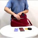 NEW  FASHION SHOULDER BAG  ( MERROUN )
