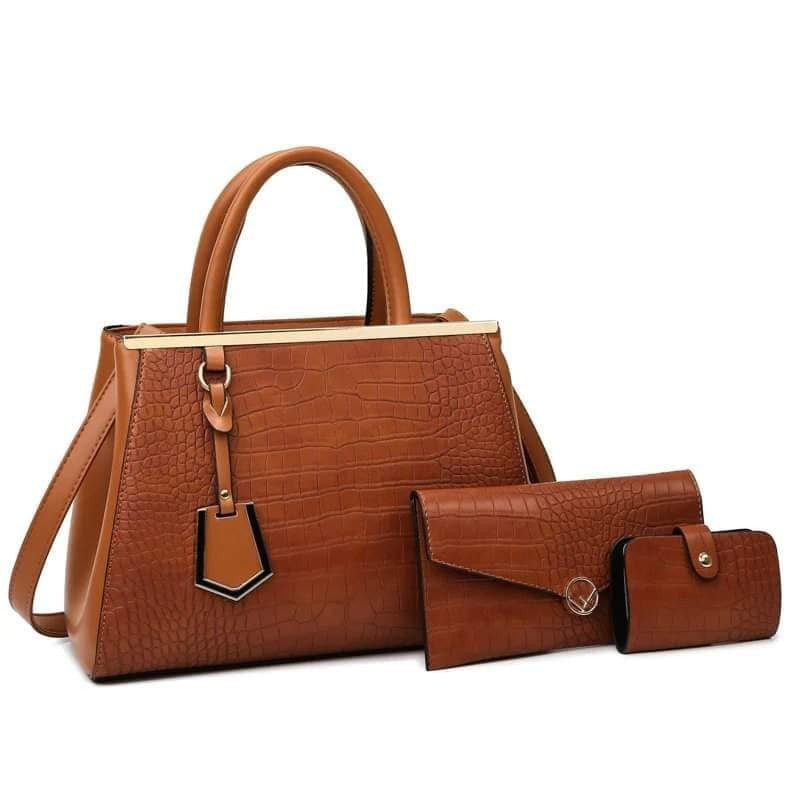 CHINA 3 PIS CROCODILE BAG