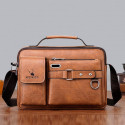 Men & Women Shoulder Bag (Brown)