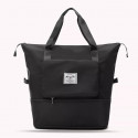 Super Large Capacity Folding Bag Travel Bags(Black)