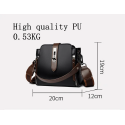 High-quality Messenger Bags For (Kangaroo 3) Women Luxury Crossbody Shoulder Bags Female  (Black)