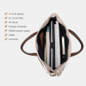 Large Capacity Waterproof Multi-Pocket Nylon Shoulder Bag, Fashion Handbag ( Black )