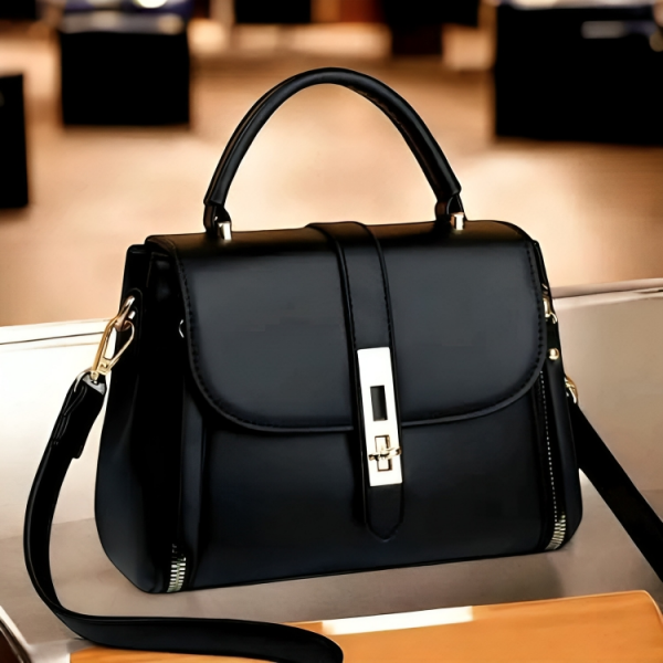 Latest Luxury Sling Shoulder Bags Women's Handbags Crossbody Bag (Black)