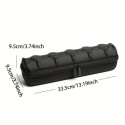 5-Slot Watch Travel Box, Hard Shell with Soft Pillow & Handle, for Men Women