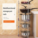 5 Layer Kitchen Pan Organizer Rack