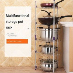 5 Layer Kitchen Pan Organizer Rack
