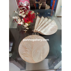  ৬ পিস ফুল ডিজাইন টেবিল ম্যাট সেট