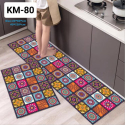 Anti-slip 3D Printed Geometric Kitchen Mat Set-80