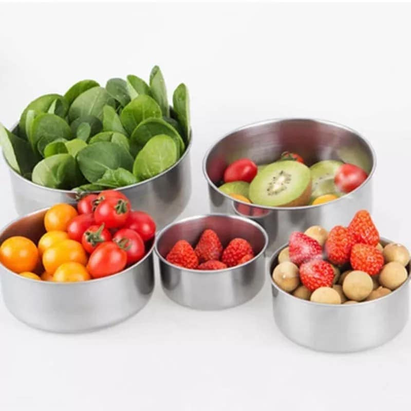 5Pcs Stainless Steel Mixing Bowls Set with Lids