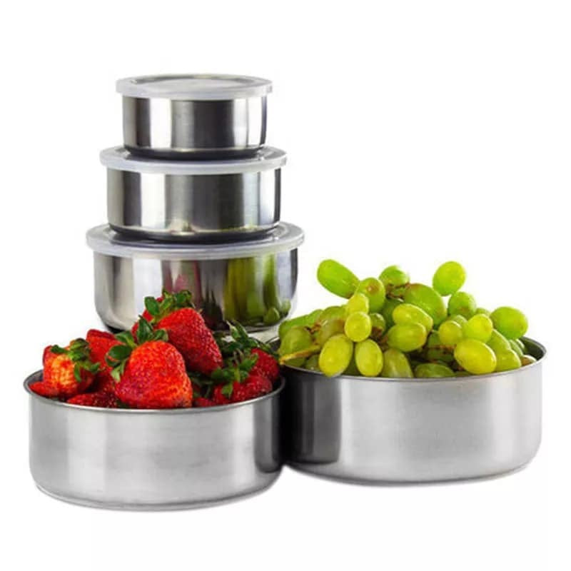 5Pcs Stainless Steel Mixing Bowls Set with Lids