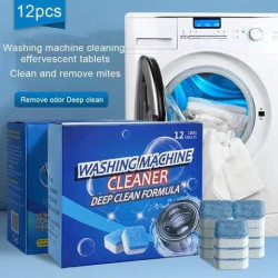 New 12 pcs Washing Machine Cleaning Tablets bacteria remover Cleaning detergent tablets 