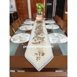 High quality vintage dining table Mat with runner