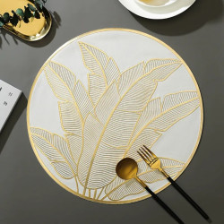 Dining Mats Set Round Shape ( 6 Pics)
