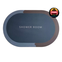 Waterproof Bathroom Door mats, The back side is made of rubber