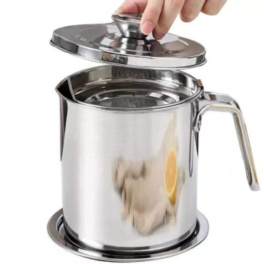 2 LITTER Oil Strainer Pot