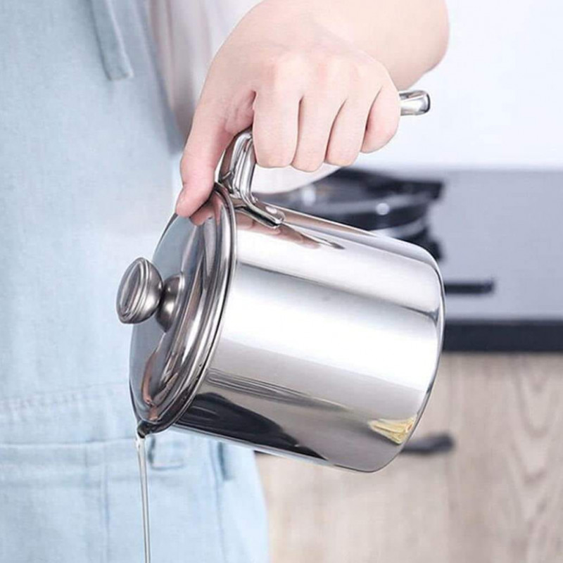2 LITTER Oil Strainer Pot