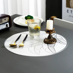 Dining Mats Set Round Shape ( 6 Pics)