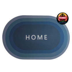 Waterproof Bathroom Door mats, The back side is made of rubber
