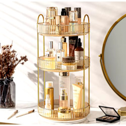 3 Layers Light Luxury Makeup Organizer