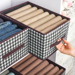 Printed Cloth Organizer Box (2Pcs)