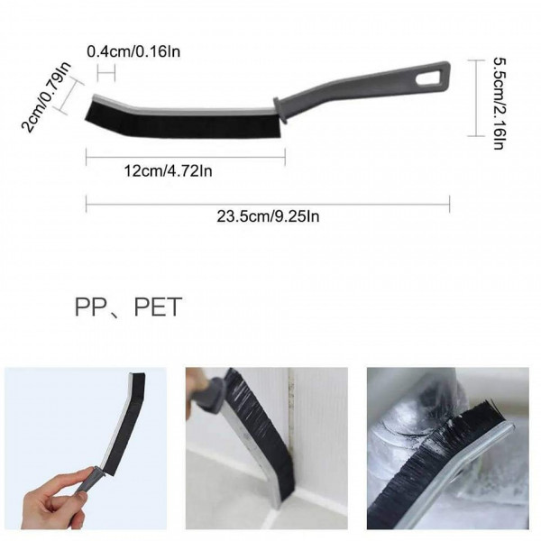 Gap cleaning brush