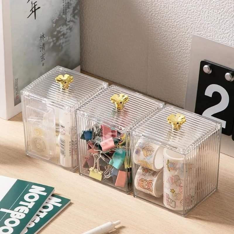 Multifunctional Makeup Cotton Pads Storage Box