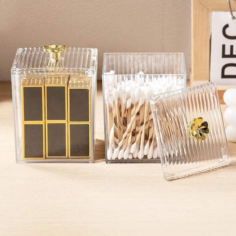 Multifunctional Makeup Cotton Pads Storage Box