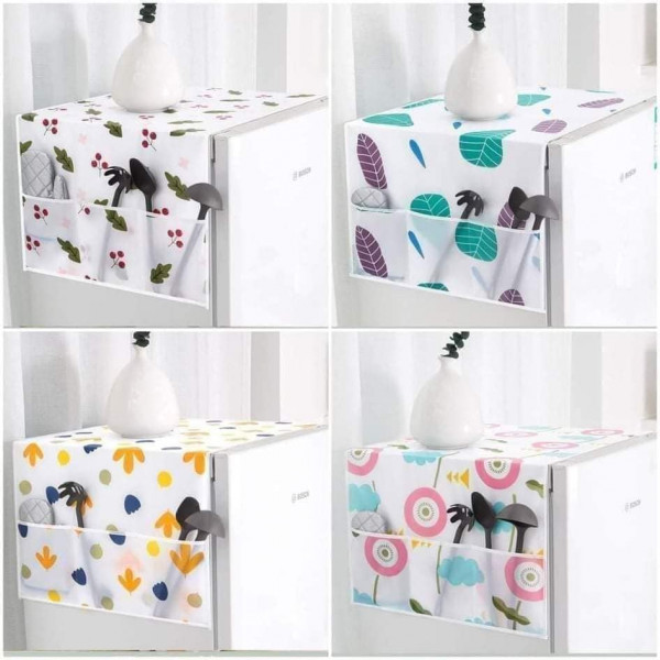 Fridge Cover | Household Refrigerator Anti-dust Cover Multifunctional