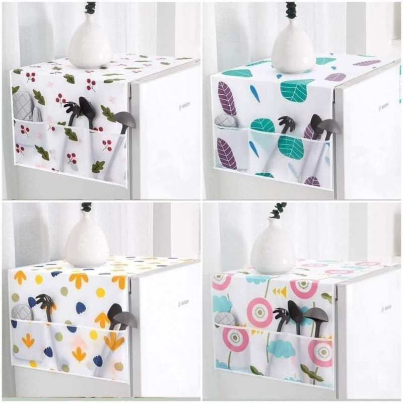 Fridge Cover | Household Refrigerator Anti-dust Cover Multifunctional