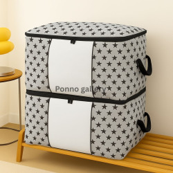  Star Printed Huge Capacity Printed Quilt Storage Bag!( 1 Pcs)