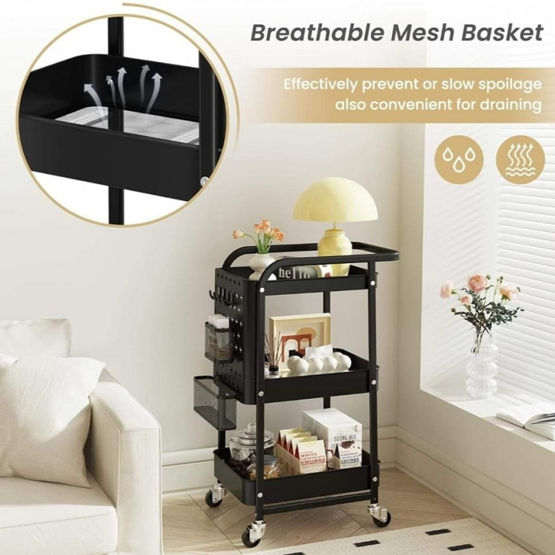 Multi-Functional Mobile Cart Trolleys