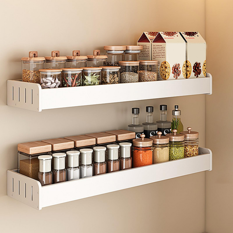 Kitchen Storage Multifunctional Wall Mounted Seasoning Rack