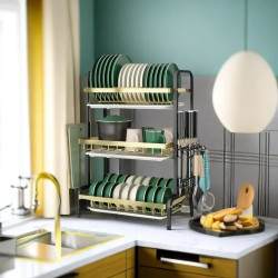 3 Tier Stainless Steel Kitchen Storage Shelf