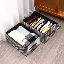 Printed Cloth Organizer Box (1Pcs)