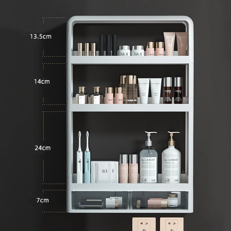 Big Size Multifunctional Kitchen Countertop Bottle Storage Rack Bathroom Toiletries Storage shelf Cosmetics Organizer