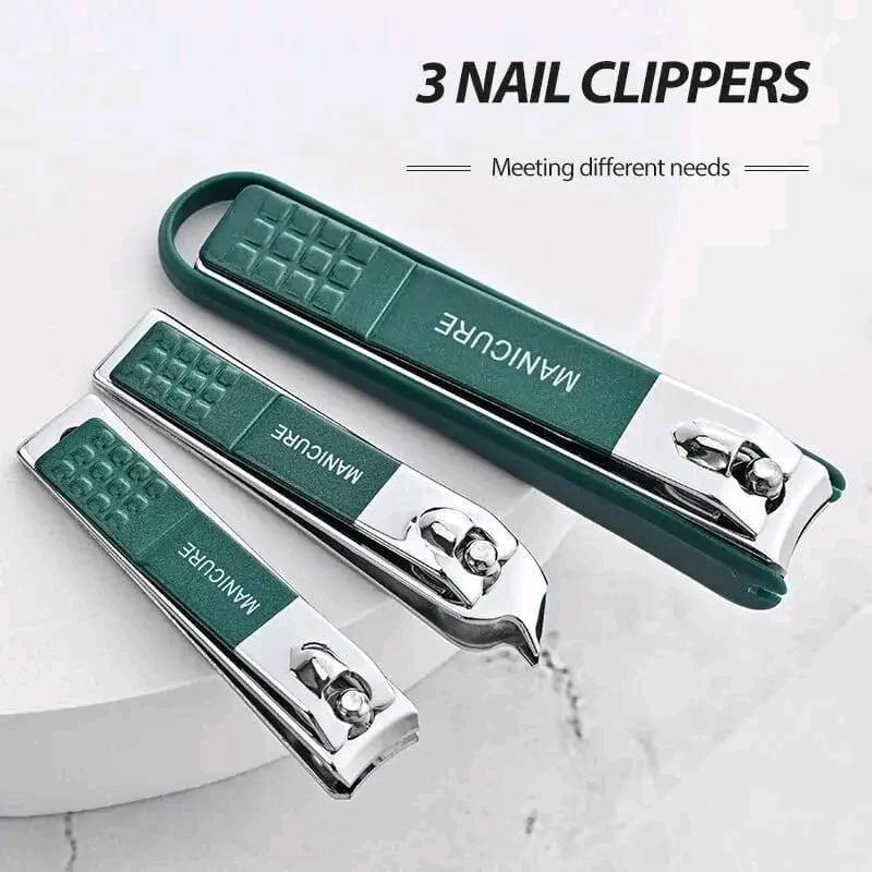 4 Pcs Manicure Pedicure Set Stainless Steel Nail Clippers Kit