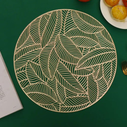 Dining Mats Set Round Shape ( 6 Pics)
