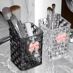 Pen Holder/Makeup Storage Holder With Bow Deco