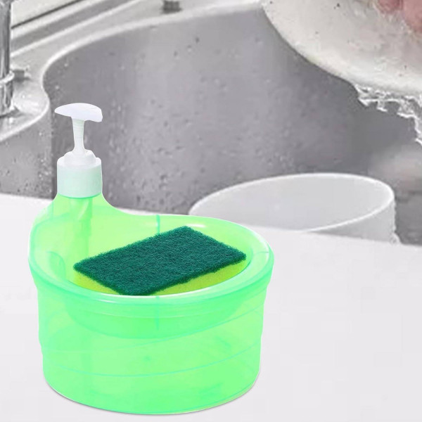  Smart Soap Dispenser – 2-in-1 Sponge & Soap Solution
