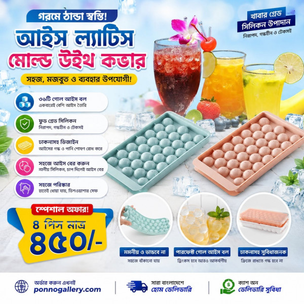 33 grids ice maker( 4 pcs)