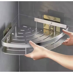 Aluminum Alloy Corner  Shape Shelf Shampoo Rack
