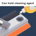 3 In 1 Floor cleaning Brush with wiper- long handle 
