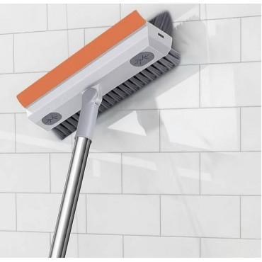 3 In 1 Floor cleaning Brush with wiper- long handle 