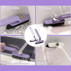 Multipurpose Tile Gap Cleaning Brush – Rotating Crevice Cleaner for Bathroom Floor, Kitchen Corners & Narrow Spaces